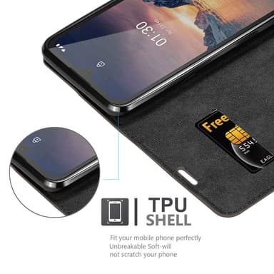 Nokia 1.3 Skal Fodral Case (Brun)