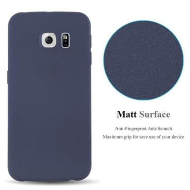 Skal Samsung Galaxy S6 EDGE Fodral Case (Blå)