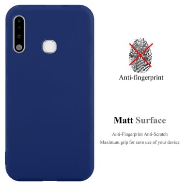 Skal Samsung Galaxy A70e Fodral Case (Blå)