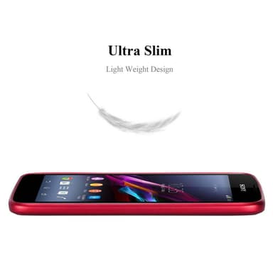 Skal Sony Xperia E1 Fodral Case (Röd)