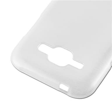 Samsung Galaxy J1 2015 Skal Fodral Case (Silver)