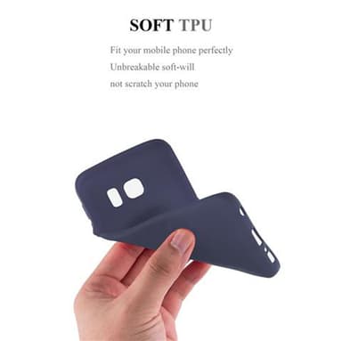 Skal Samsung Galaxy S6 EDGE Fodral Case (Blå)