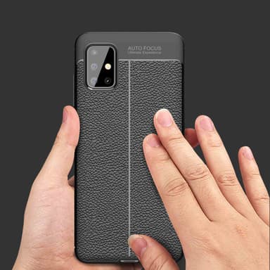 Samsung Galaxy A51 4G / M40s Skal Fodral Case (Svart)