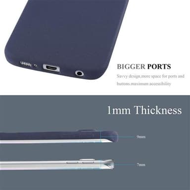 Skal Samsung Galaxy S6 EDGE Fodral Case (Blå)