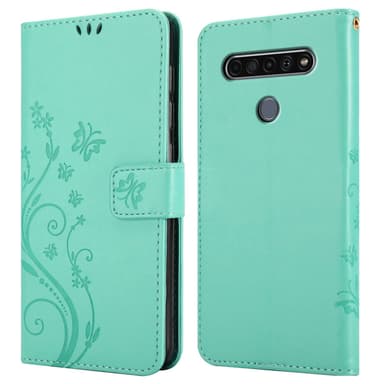 LG K61 Plånboksfodral Skal (Turkos)