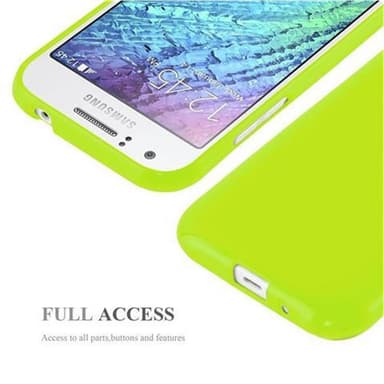 Samsung Galaxy J1 2015 Skal Fodral Case (Grön)