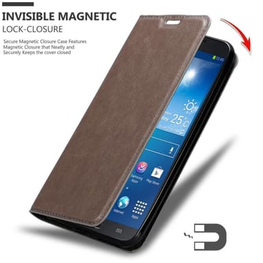 Samsung Galaxy MEGA 6.3 Skal Fodral Case (Brun)