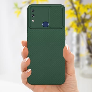 Skal Samsung Galaxy A10s / M01s Fodral Case (Grön)
