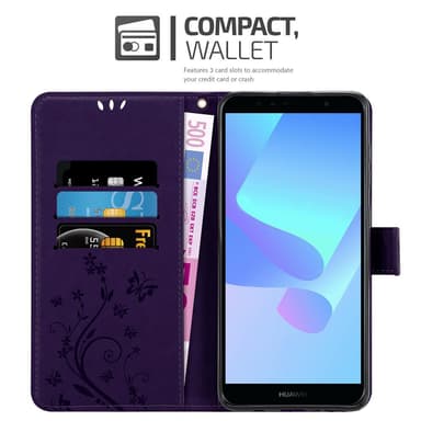 Honor 7A / Huawei Y6 PRIME 2018 Plånboksfodral Skal