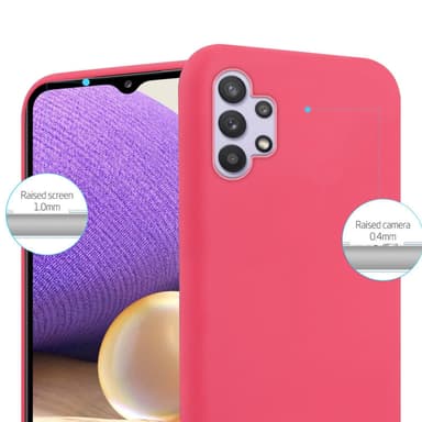 Skal Samsung Galaxy A32 5G Fodral Case (Röd)