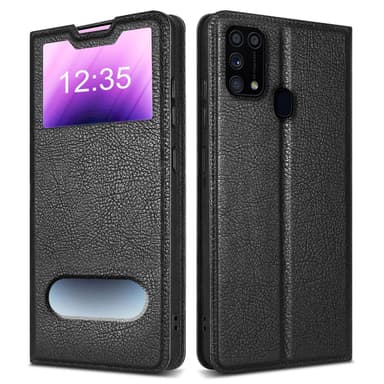 Samsung Galaxy M31 Plånboksfodral Skal (Svart)