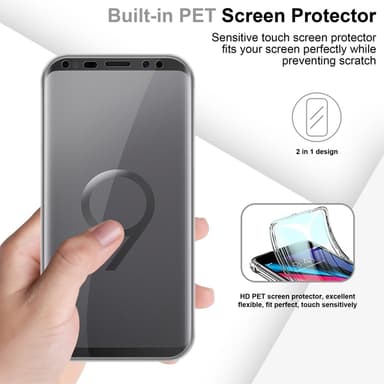 Skal Samsung Galaxy S9 Fodral Case (Transparent)