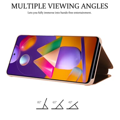 Samsung Galaxy M31s Plånboksfodral Skal (Rosa)