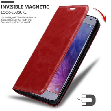 Samsung Galaxy J4 2018 Skal Fodral Case (Röd)