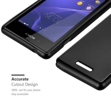 Skal Sony Xperia E3 Fodral Case (Svart)