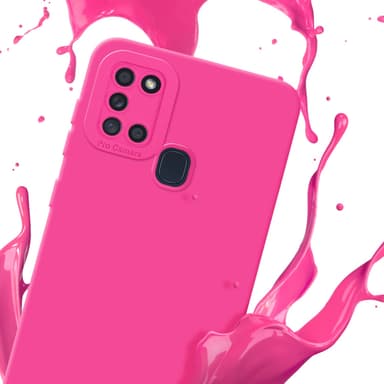 Samsung Galaxy A21s Skal Fodral Case (Rosa)