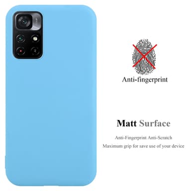 Skal Xiaomi POCO M4 PRO 5G Fodral Case (Blå)