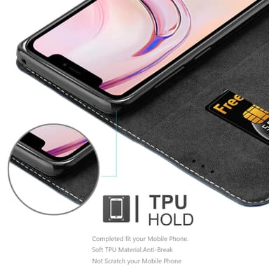 iPhone 13 Skal Fodral Case (Blå)