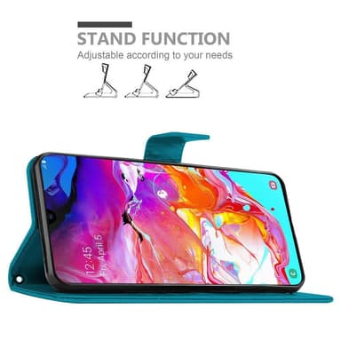 Samsung Galaxy A70 / A70s Plånboksfodral Skal (Blå)