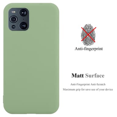 Skal Oppo FIND X3 PRO Fodral Case (Grön)
