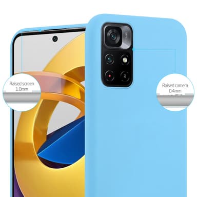 Skal Xiaomi POCO M4 PRO 5G Fodral Case (Blå)