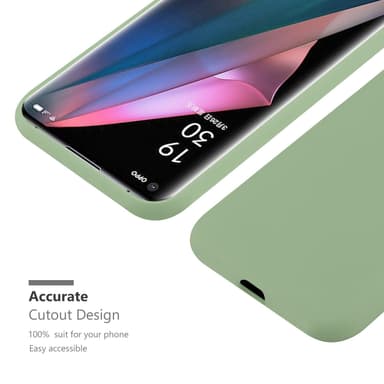 Skal Oppo FIND X3 PRO Fodral Case (Grön)
