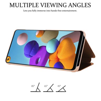 Samsung Galaxy A21s Plånboksfodral Skal (Rosa)