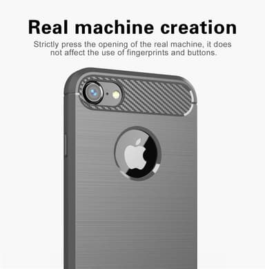 iPhone 7 / 7S / 8 Skal Fodral Case (Grå)