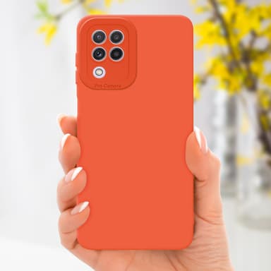 Samsung Galaxy A22 4G Skal Fodral Case (Orange)