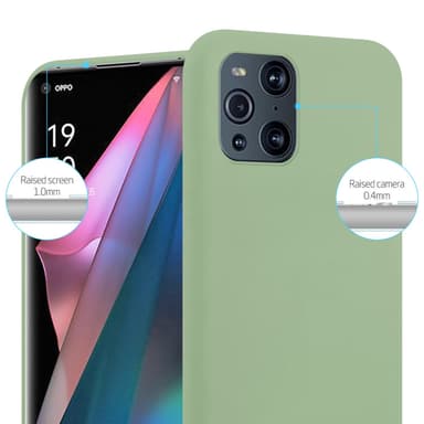 Skal Oppo FIND X3 PRO Fodral Case (Grön)