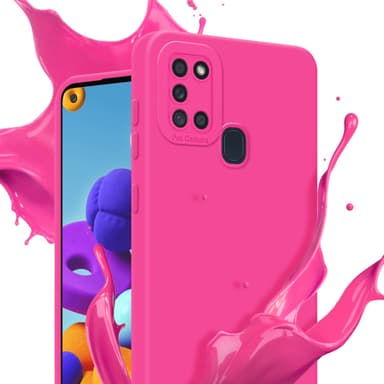 Samsung Galaxy A21s Skal Fodral Case (Rosa)