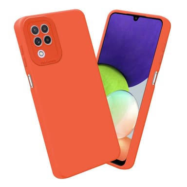Samsung Galaxy A22 4G Skal Fodral Case (Orange)
