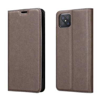 Oppo A92s Skal Fodral Case (Brun)