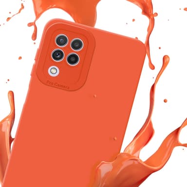 Samsung Galaxy A22 4G Skal Fodral Case (Orange)