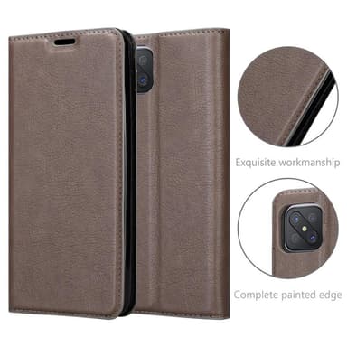 Oppo A92s Skal Fodral Case (Brun)