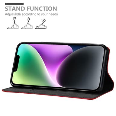 iPhone 14 Skal Fodral Case (Röd)