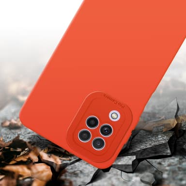 Samsung Galaxy A22 4G Skal Fodral Case (Orange)