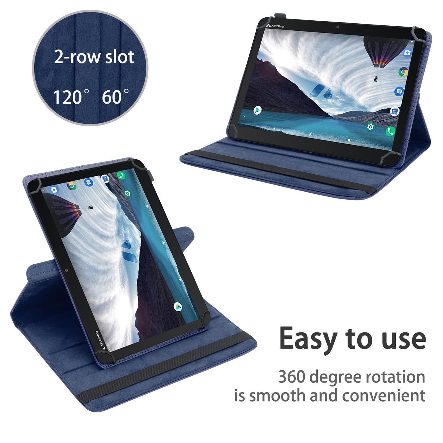 Lenovo Tab 4 10 PLUS (10.1 tum) Skal Fodral Case (Blå)