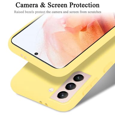 Samsung Galaxy S21 5G Skal Fodral Case (Gul)