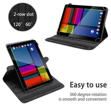 GoClever Quantum 2 1010 Mobile Skal Fodral Case (Svart)