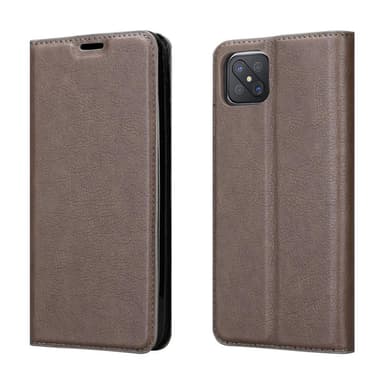 Oppo A92s Skal Fodral Case (Brun)