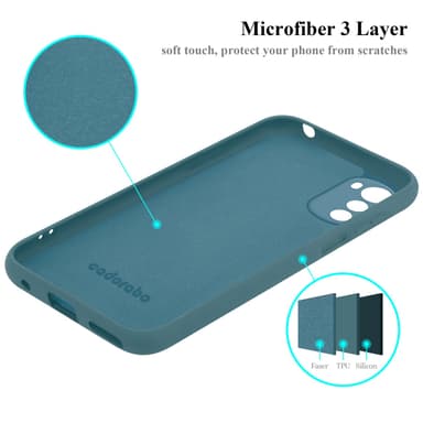 Motorola MOTO E32 4G / E32S Skal Fodral Case (Grön)