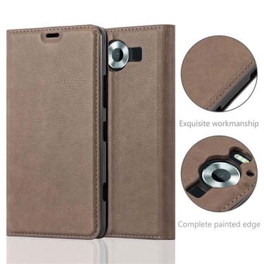 Nokia Lumia 950 Skal Fodral Case (Brun)