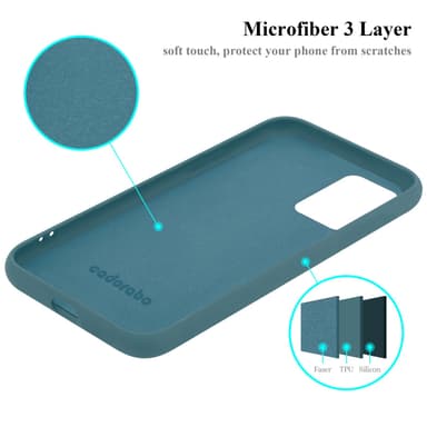 Xiaomi RedMi 10 Skal Fodral Case (Grön)