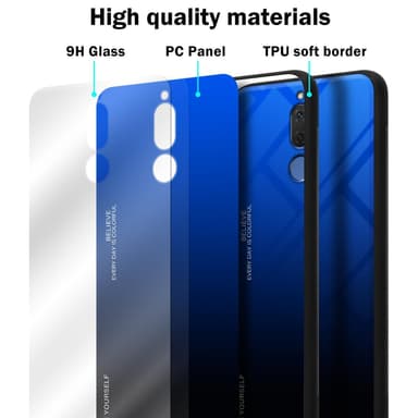 Huawei MATE 10 LITE Skal Fodral Case (Svart)