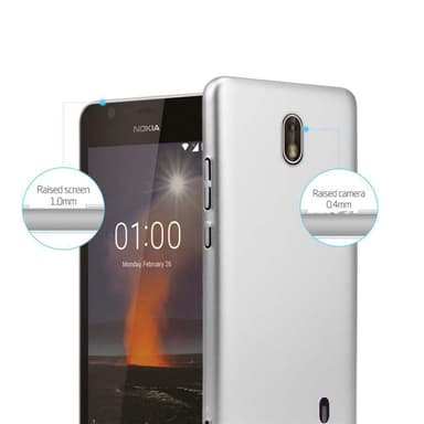 Nokia 1 2018 Skal Fodral Case (Silver)