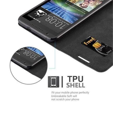 HTC Desire 820 Skal Fodral Case (Svart)