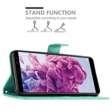 Huawei MATE 10 LITE Plånboksfodral Skal (Turkos)