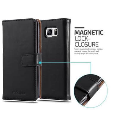 Samsung Galaxy NOTE 5 Plånboksfodral Skal (Svart)