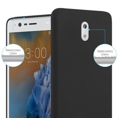 Skal Nokia 3 2017 Fodral Case (Svart)